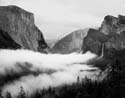 bw fog over the valley