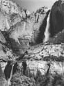 bw yosemite falls