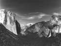 bw yosemite valley